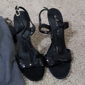 Michael Shannon sparkle heels